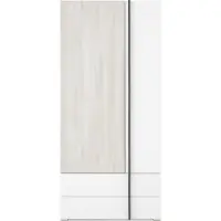 Masseno Drehtürenschrank BERGAMO 90/195/50cm 2-türig Eichefarben
