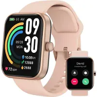 TOZO S3 Smartwatch mit Bluetooth-Telefonie, 1,83" HD Touchscreen, 100 Sportmodi, Herzfrequenz & Schlaftracking, IP68, Android & iOS