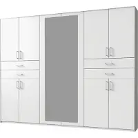 Wimex Kleiderschrank Taiga Drehtürenschrank 270x58x210cm weiß 10-türig