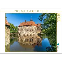 CALVENDO Puzzle Burg Vischering | 1000 Teile Lege-Größe 64x48cm Foto-Puzzle für glückliche Stunden