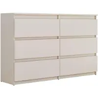 Lookway Moderne Kommode HANA M6, Kaschmir 120cm