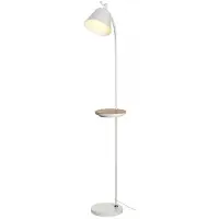 Northpoint Stehleuchte mit Qi-Ladestation – Dimmbar, Wireless Charging, Modernes Design