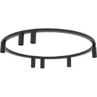 Licht-Erlebnisse Spot Lampe Aluminium Metall verstellbar Ø 93 cm rund Schwarz GU10 Modern Strahler