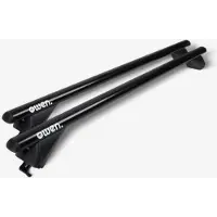 Owen 3.0 Dachträger 120cm Schwarz I Bündige Schiene | Geschlossene Reling I u.a für Audi A6 Kombi (Avant) 03|2005 - 08|2011 (C6, 4F5)