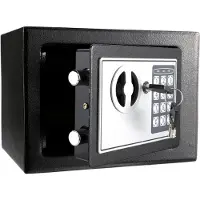 Gistuch Elektronisches Digital-Ziffernblatt-Schloss, Sicherheitsbox aus Stahl für Zuhause/Büro