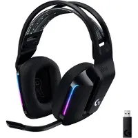 Logitech Over-Ear-Headset, Kabellose Freiheit mit Individuelle RGB-Beleuchtung Modernes Mikrofon mit klarer Stimme Hochwertige PRO-Treiber