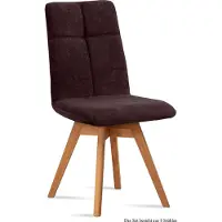 58 aufm Kessel Esszimmerstuhl drehbar (8er-Set) Dorea 47x92x60 Eiche geölt/Espresso