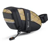 Lixada Fahrradsattelrohrtasche, wasserdichte Fahrrad-Untersitztasche, Fahrrad-Aufbewahrungstasche, Schnellverschluss, Fahrradzubeh?r