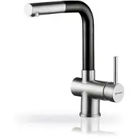 Pyramis 090917603 Einhebelmischer CAPRICCIO Fusion Black mit Zugslauf / Armatur / Mischbatterie
