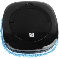 Lixada Wischroboter USB Wiederaufladbar Nass- und Trockenreiniger Schlank Geräuschlos Automatische Wischmaschine für Hartboden Haustierhaare