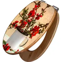 Banjado Design WC Sitz Bambus Absenkautomatik -Berberitzen - Toilettendeckel mit Absenkautomatik Holz/hochwertiger Bambus Klodeckel/WC-Sitz für alle gängigen Toiletten [TDB2 12348]