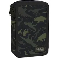Derform Dinosaurier Federtasche gefüllt Federmäppchen Stifte Etui Federmappe Schüleretui
