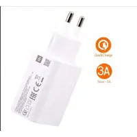 Emiro Original Ladegerät für Xiaomi Redmi Note 10 5G MDY-11-EP + Typ-C Ladekabel QuickCharge 3+ in weiß white USB-C Type-C 22.5W Netzteil 3A 3000mAh Bulk +gratis Reinigungspad