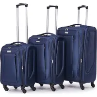 VERTICAL STUDIO EG VS-128|"Tromso" 20" 24" 28" Stoffkoffer 3er-Set navy