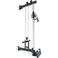 ATLETICA R8-Kabelzug | Plate Loaded | 221 cm hoch | 52 kg schwer | Bis 450 kg belastbar | 34fach höhenverstellbar