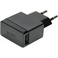 Emiro Original Sony Mobile EP880 Schwarz Ladeadapter für Sony Xperia Z3 Compact Netzteil Ladegerät Aufladegerät Aufladekopf Charger 1500mah + gratis Bildschirm Reinigungspad