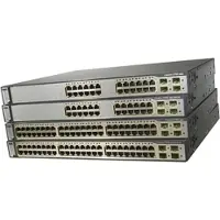 Cisco Catalyst 3750 Switch (24*10/100/1000Base-Tx 4*SFP slot Standard, 12000 Eintragungen, 1 Gbit/Sek, SNMP, RMON, Telnet, Ethernet, Fast Ethernet, Gigabit Ethernet, 5.7 kg, 190 W