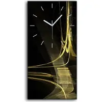Coloray Dekor Leinwand Uhr Wandbilder Kunstdruck 30x60 digitales fraktales Kunst - weiße Hände