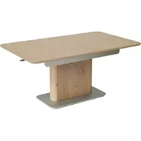 58 aufm Kessel Funktionstisch Caryn höhenverstellbar und ausziehbar 120(160) x 70 x 54-73 Couchtisch massiv Wildeiche 16143