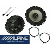 DSX Alpine passend für Audi A6 C5 4B Avant hinten 1997 bis 2006 Komplett Lautsprecher Boxen Set