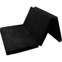 FORTISLINE Klappmatratze Gästematratze 16. Schwarz XXL - 195x120x8cm W396 16
