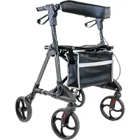 Trendmobil FabaCare Leichtgewichtrollator Omni, Rollator faltbar, Gehwagen mit Vollausstattung