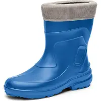 Ladeheid Damen Thermo Eva Gummistiefel federleicht LA-800-2017 (Kornblume/Grau, 36)