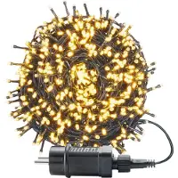 YARDIN LED Lichterkette Innen Weihnachtsbeleuchtung mit 8 Leuchtmodi - für Innen Garten Party Deko (30M 300 LED Warmweiß)