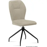 58 aufm Kessel Esszimmerstuhl drehbar (6er-Set) Dorene 51x92x60 Schwarz/Natur