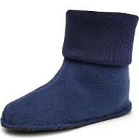 Ladeheid Kinder Gummistiefel Stiefelsocken Innenschuh Wärmende Socken für Regenstiefel LA-CA-10 LA-CA-11(Marineblau, 24/25)