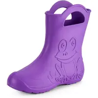 Ladeheid Damen federleichte Eva Gummistiefel Regenschuhe LA-CA-09 (Lilla, 38/39 EU)