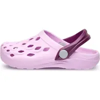 Ladeheid Clogs Kinder Schuhe für Mädchen und Jungen leichte Gartenclogs Gartenschuhe Kinder LA-CA-14 (Lilla, 29/30 EU)
