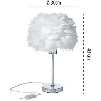 Northpoint LED Tischlampe Stehlampe Feder Lampe mit E27 Leuchtmittel Tischlampe 43cm