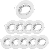 Sweet Led Einbaustrahler 10er Pack schwenkbar rund weiß matt