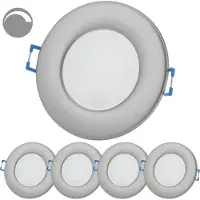 Sweet Led Einbaustrahler Bad dimmbar IP44 5x spots Deckenstrahler 3000K 6,5W