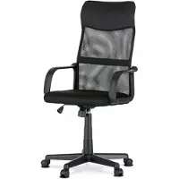 Autronic Bürostuhl, Cover Black und Mesh Mesh, Schaukelmechanismus - Ka -l601 Bk neu