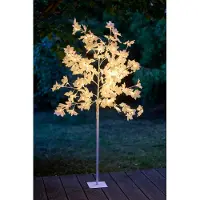 Northpoint LED Baum 120 Blüten Warmweiße LEDs Timer 150m 5m Kabel Inkl Heringe