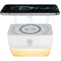 Northpoint LED Nachtlicht für die Steckdose mit Farbwechsel und drahtloser Ladeschale für Smartphones