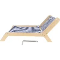 Gistuch Katzen-Hängematte verhindert Schütteln, Holzrahmen, Schaukelstuhl, Kätzchen-Hochbeet mit Kratzbaum für alle Jahreszeiten, Strand-Lounge