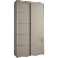 MEBLE KRYSPOL Kryspol Dakota 4 Schrank, zwei Türen - 235,2x130x45cm - Kaschmir Silber