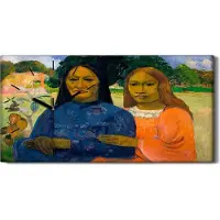 Coloray Wanduhr Bürouhr Leinwand Bild Geräuschlos Kunstdruck 60x30 Zwei Frauen - schwarze Hände