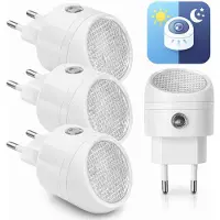 My-goodbuy24 LED Nachtlicht 3er Set Steckdose Nachtlampe Babylicht Sensor Dämmerungssensor