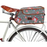 Famanu Fahrradtasche Isoliert - Kühl- und Warmhaltefunktion für Einkäufe und Mahlzeiten - Wasserabweisendes Canvas