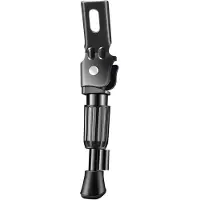 Meoiruery Cric bicicleta copii, KkvoGmle, Aliaj de aluminiu, 18 cm, Negru