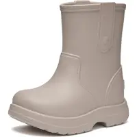 Ladeheid x Camminare Gummistiefel Kinder aus leichtem EVA wasserdicht rutschfest und angenehm flexibel mit schlichtem robustem Design für komfortable Alltagswege LA-CA-18 (HellBeige, 30/31 EU)