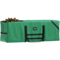 BALCONERA 125×40×50 cm Aufbewahrungstasche für Weihnachtsbaum bis zu 274cm, Reißfest Transporthülle Wasserdicht, Grün