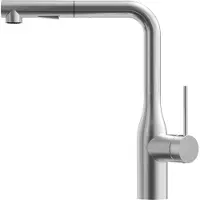 CECIPA MAX Wasserhahn Küche Ausziehbar, Hochdruck Küchenarmatur Edelstahl, 360° Schwenk Armatur Küche, Mischbatterie mit Zugauslauf für Spüle,Chrom