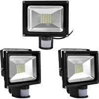 Greenmigo 3pcs 30W LED Strahler mit Bewegungsmelder Warmweiß