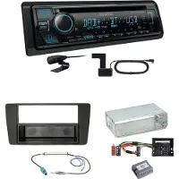 Kenwood KDC-BT560DAB Bluetooth DAB USB Einbauset für Skoda Octavia 2 Yeti 5L
