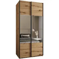 MEBLE KRYSPOL LUX 4 Schrank - 245,5x110x64cm - Artisan, Artisan, Schwarz